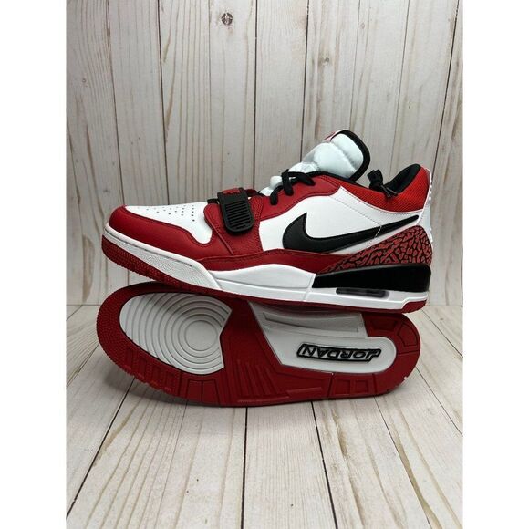 Nike Jordan Legacy 312 Low Chicago Red White Black Mens Size 12 CD7069 116